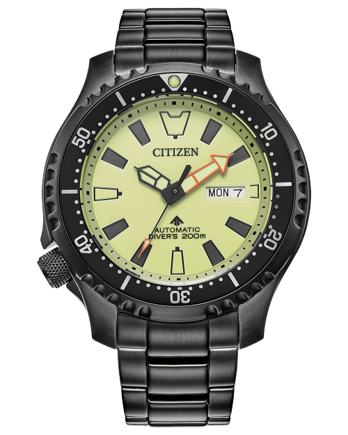 Promaster Dive Automatic Yellow Dial Stainless Steel Bracelet